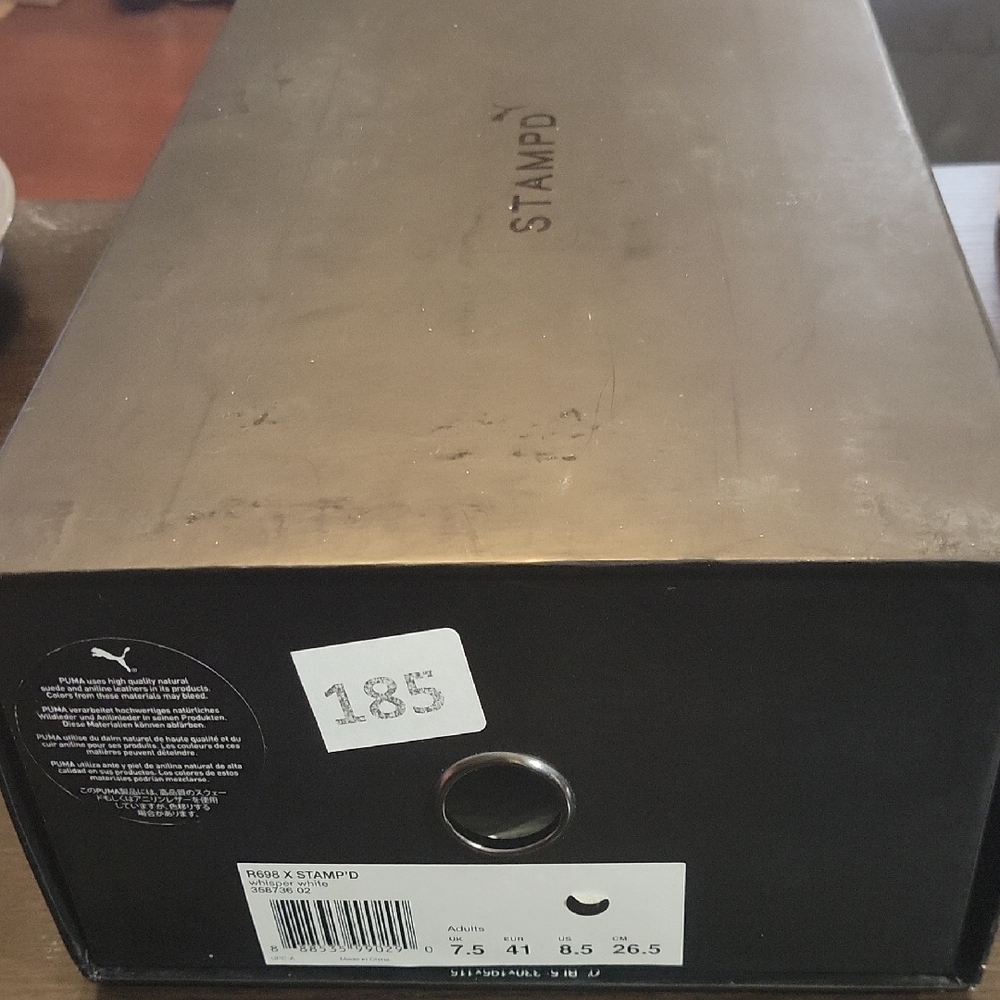 Puma R698 x Stampd Rare "Whisper White" (2015) M8.5/W10 EUC OG ALL - Picture 11 of 12